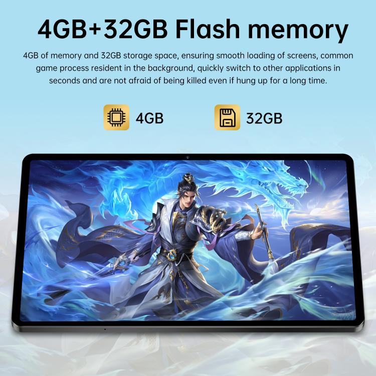 Pad 7 Pro 10.1 inch 4G LTE Tablet PC, 4GB+32GB, Android 10 MTK6755 Octa Core, UK Plug