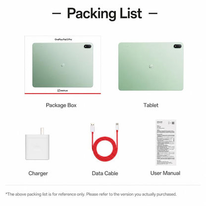 OnePlus Pad 3 Pro 13.2 inch WiFi Tablet PC, 12GB+256GB ColorOS 16 Qualcomm Snapdragon 8 Elite Gen5 CPU, US Plug, 12GB+256GB