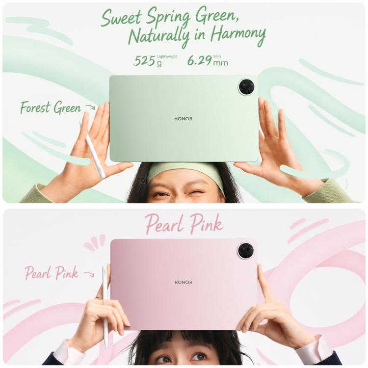 Tablette PC WiFi Honor Pad 20 Soft Light Edition, 12,1 pouces 8 Go+128 Go MagicOS 10 Qualcomm Snapdragon 7 Gen3 Octa Core, prise US, Soft Light Ed. 8 Go+128 Go