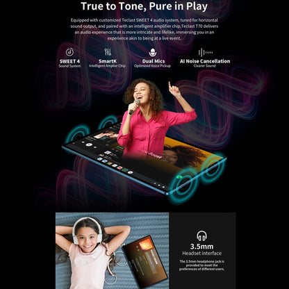 Teclast T70 4G LTE Tablet PC, 8GB+256GB, 14 inch Android 14 MediaTek Helio G99 Octa Core, Support Dual SIM, T70