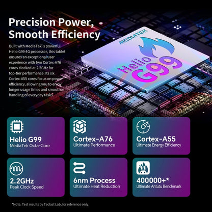 Teclast T70 4G LTE Tablet PC, 8GB+256GB, 14 inch Android 14 MediaTek Helio G99 Octa Core, Support Dual SIM, T70