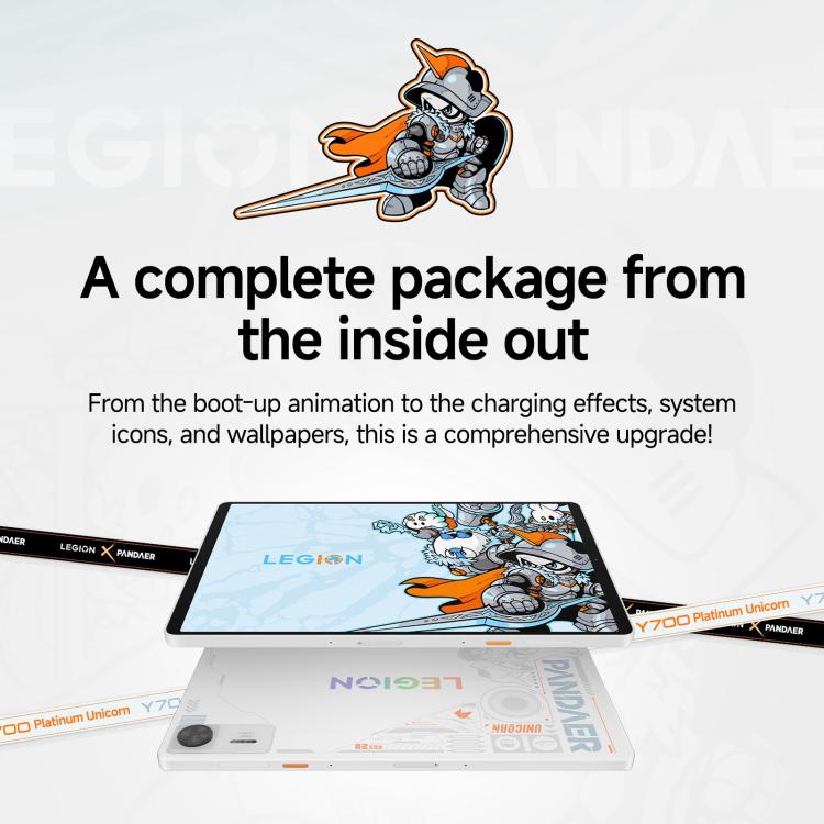 Lenovo LEGION x PΛNDΛER Y700, 8.8 inch WIFI Tablet, 16GB+512GB, Android 15, Qualcomm Snapdragon 8 Elite Octa Core, US Plug, X PANDAER 16GB+512GB