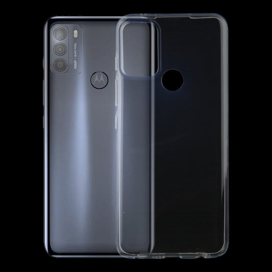 For Motorola Moto G50 0.75mm Ultra-thin Transparent TPU Soft Protective Case, For Motorola Moto G50
