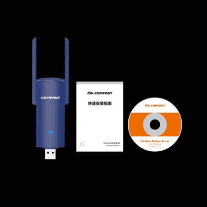 COMFAST CF-927B 1300Mbps Dual-band Bluetooth Wifi USB Network Adapter, CF-927B