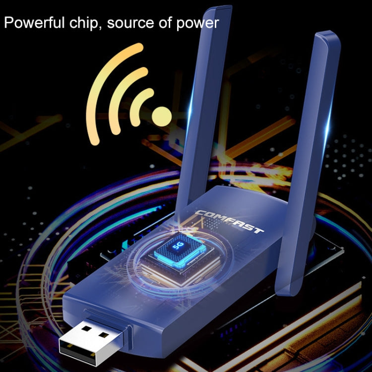 COMFAST CF-927B 1300Mbps Dual-band Bluetooth Wifi USB Network Adapter, CF-927B