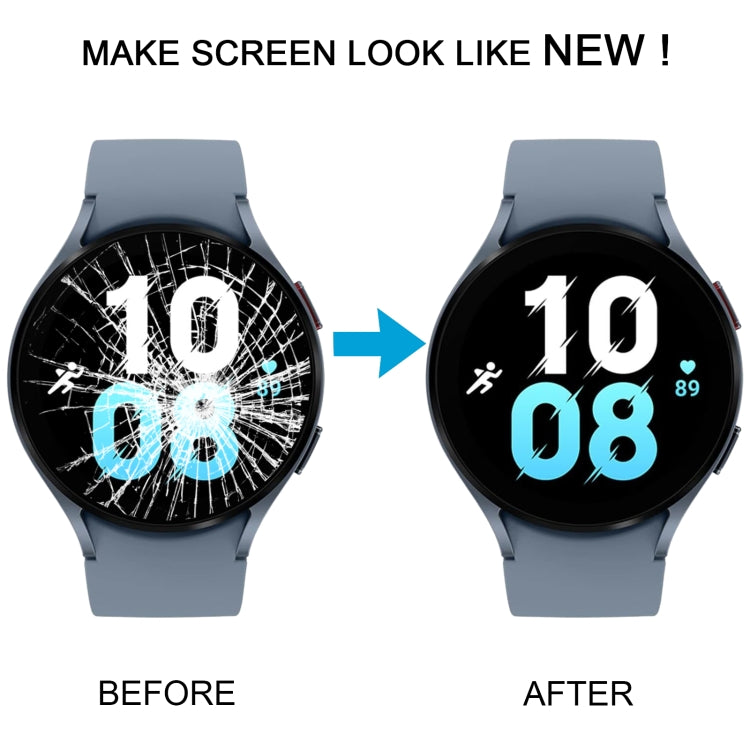 Original LCD-Bildschirm-Digitalisierer, komplette Baugruppe mit Rahmen für Samsung Galaxy Watch5 44 mm SM-R910/R915, für Samsung Galaxy Watch5 44 mm (Original), für Samsung Galaxy Watch5 44 mm (Original)
