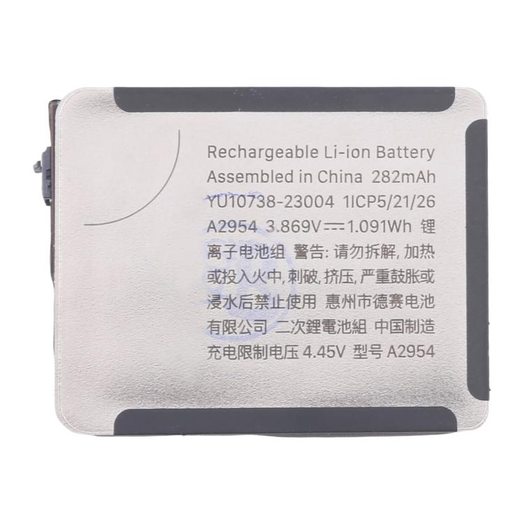 For Apple Watch Series 9 41mm A2954 282mAh Battery, For Apple Watch Series 9 41mm