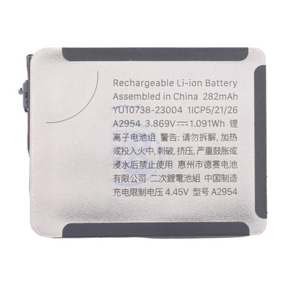 For Apple Watch Series 9 41mm A2954 282mAh Battery, For Apple Watch Series 9 41mm