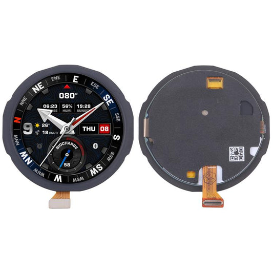 Pour écran LCD d'origine Amazfit T-Rex 3 avec numériseur complet, Pour Amazfit T-Rex 3 (Original, noir)