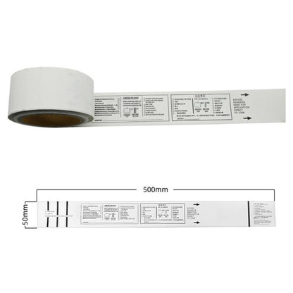 Luggage Label Strips with Monza R6-P Chip UHF RFID Labels Dry Inlay 50x500mm Support Customization