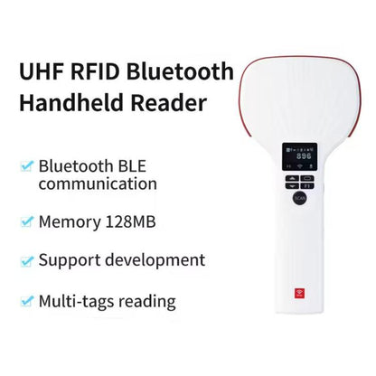 E710 Chip Long Range RFID UHF Portable Handheld Bluetooth Reader, Style: Enhanced, Enhanced, EU Plug, Enhanced, US Plug, Enhanced, UK Plug
