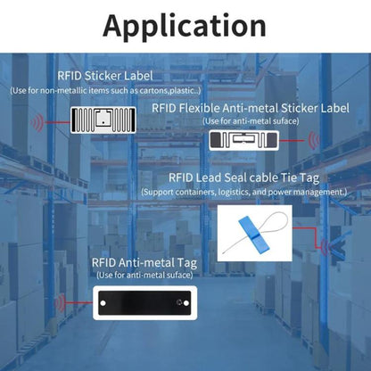 E710 Chip Long Range RFID UHF Portable Handheld Bluetooth Reader, Style: Enhanced + 2D Head, Enhanced + 2D Head, EU Plug, Enhanced + 2D Head, US Plug, Enhanced + 2D Head, UK Plug