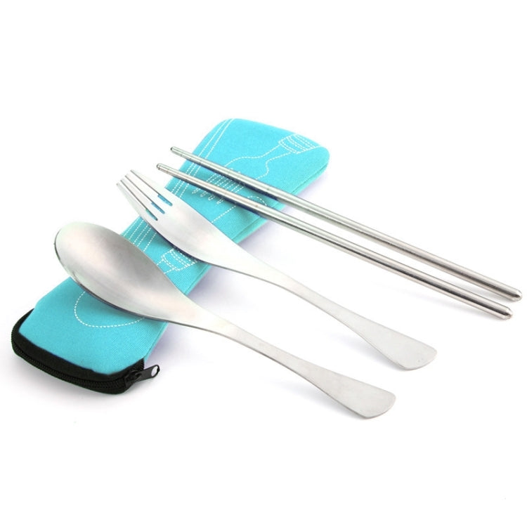Three-Piece Outdoor Cutlery, Big Red, Light blue, Dark blue, Rose Red, Grass green, Fluorescent green, Orange, Purple