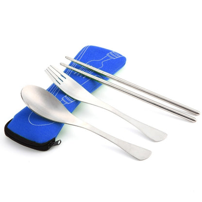 Three-Piece Outdoor Cutlery, Big Red, Light blue, Dark blue, Rose Red, Grass green, Fluorescent green, Orange, Purple