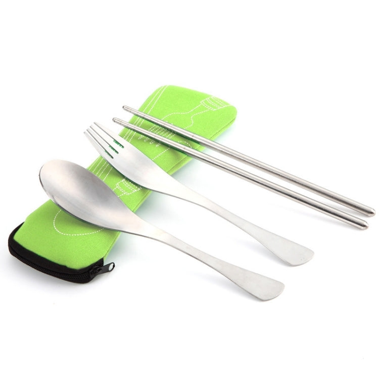 Three-Piece Outdoor Cutlery, Big Red, Light blue, Dark blue, Rose Red, Grass green, Fluorescent green, Orange, Purple