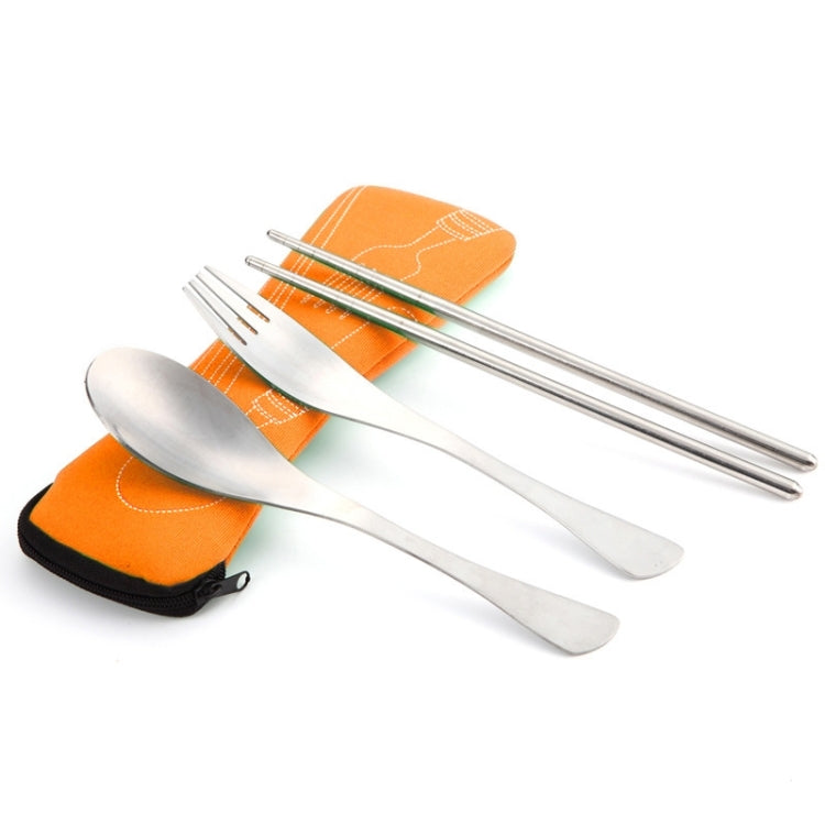 Three-Piece Outdoor Cutlery, Big Red, Light blue, Dark blue, Rose Red, Grass green, Fluorescent green, Orange, Purple
