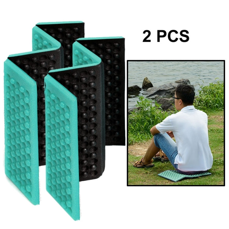 2 Coussins de massage cellulaires pliants portables, tapis de siège de pique-nique étanches en EVA pour l'extérieur, 2 PIÈCES (Rouge), 2 PIÈCES (Vert foncé), 2 PIÈCES (Vert herbe), 2 PIÈCES (Orange), 2 PIÈCES (Bleu), 2 PIÈCES (Violet)