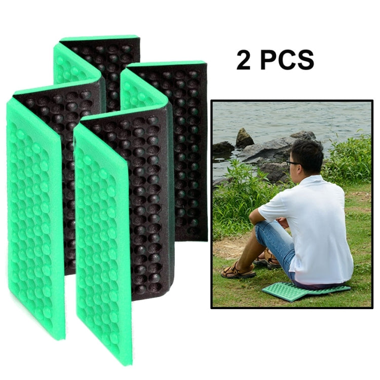 2 Coussins de massage cellulaires pliants portables, tapis de siège de pique-nique étanches en EVA pour l'extérieur, 2 PIÈCES (Rouge), 2 PIÈCES (Vert foncé), 2 PIÈCES (Vert herbe), 2 PIÈCES (Orange), 2 PIÈCES (Bleu), 2 PIÈCES (Violet)