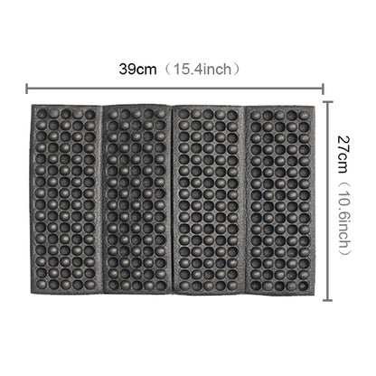 2 PCS Portable Folding Cellular Massage Cushion Outdoors Damp Proof Picnic Seat Mats EVA Pad, 2 PCS (Orange), 2 PCS (Blue), 2 PCS (Purple), 2 PCS (Red), 2 PCS (Dark green), 2 PCS (Grass green)