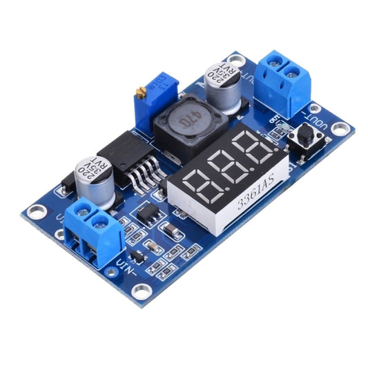 LDTR-WG0178 LM2596 Power Step-down Voltage Regulator Module Voltmeter Display, LM2596 4-40V to 1.5-37V 2A