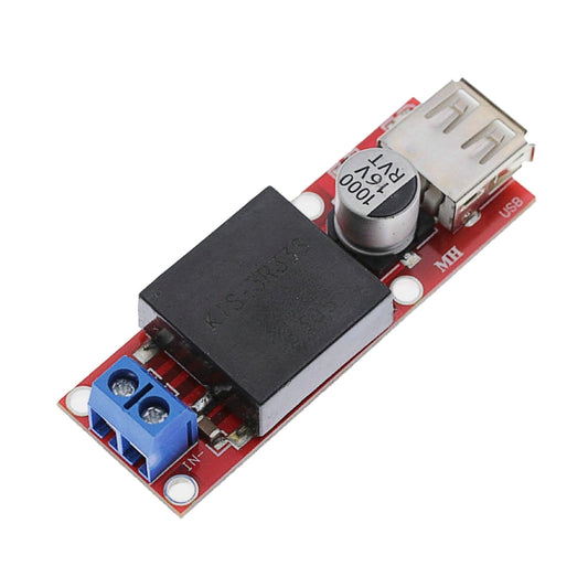 LDTR-WG0256 DC 7V-24V To DC 5V 3A USB Output Converter Step Down Module, 7V-24V to 5V 3A