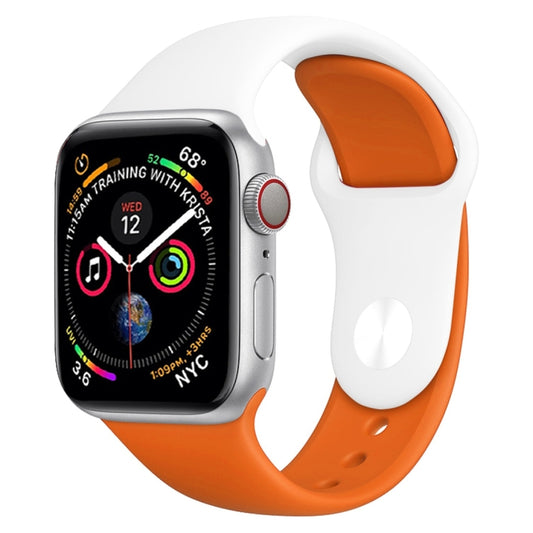 Double Colors Silicone Watch Band for Apple Watch Series 3 & 2 & 1 42mm (Light Blue+Light Pink)