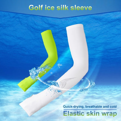 PGM Golf Sunscreen Breathable Sports Cuff Sleeve(Fluorescent Green), XT004 Fluorescent Green, XT004 Grey, XT004 White