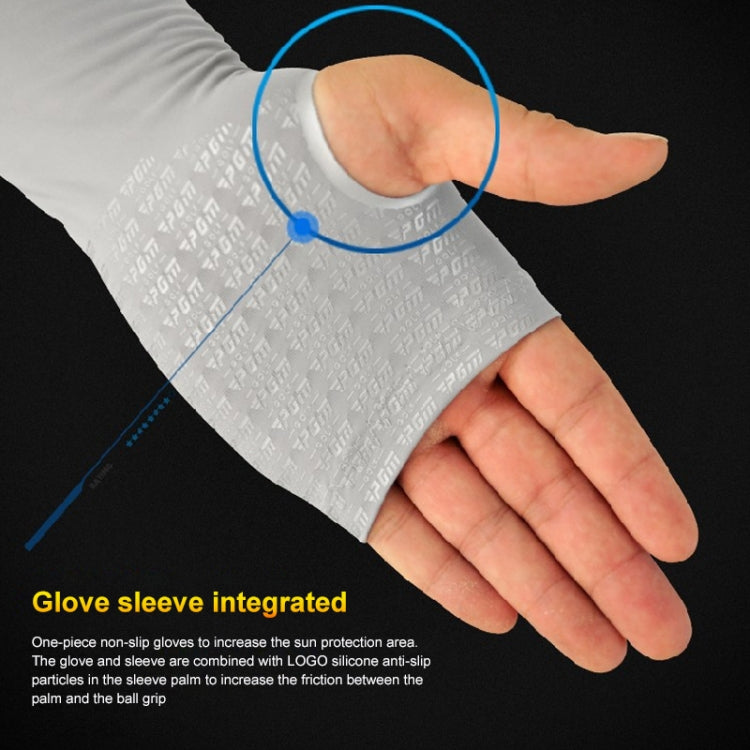 PGM Golf Sunscreen Breathable Sports Cuff Sleeve(Fluorescent Green), XT004 Fluorescent Green, XT004 Grey, XT004 White