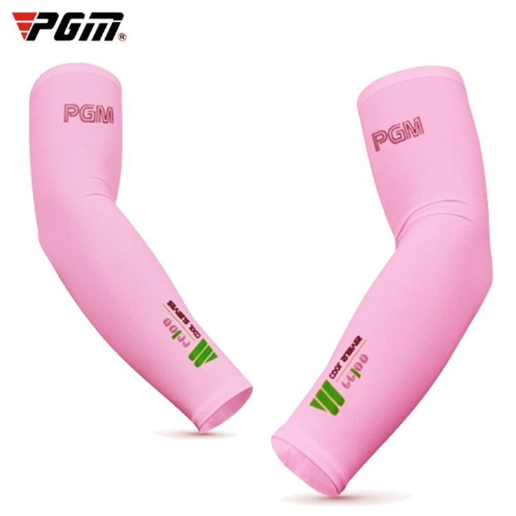 PGM Golf Ice Silk Sunscreen Sleeve for Men and Women (Color:Pink Size:XXL), M, L, XL, XXL