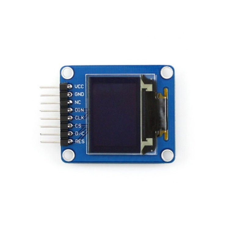 Waveshare 0,95 pouces OLED RVB (A), interface SPI, connecteur horizontal incurvé