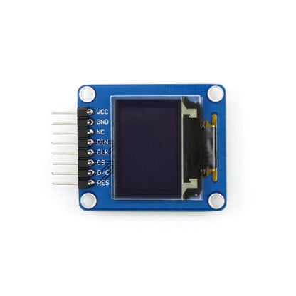 Waveshare 0,95 pouces OLED RVB (A), interface SPI, connecteur horizontal incurvé
