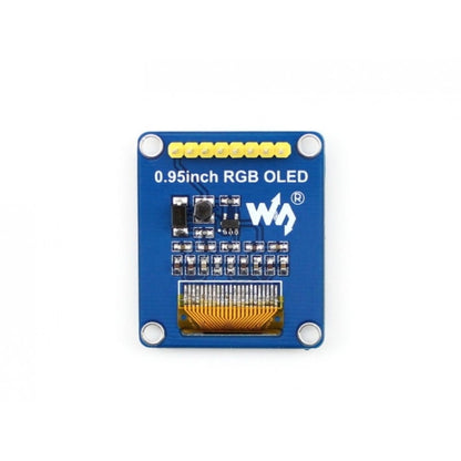 Waveshare OLED RVB de 0,95 pouce (B), interface SPI, connecteur à broches droites