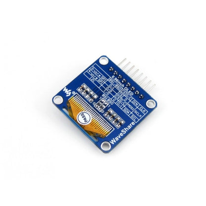 Waveshare 0,96 pouce 128*64 OLED (A), interfaces SPI/I2C, connecteur mâle horizontal coudé