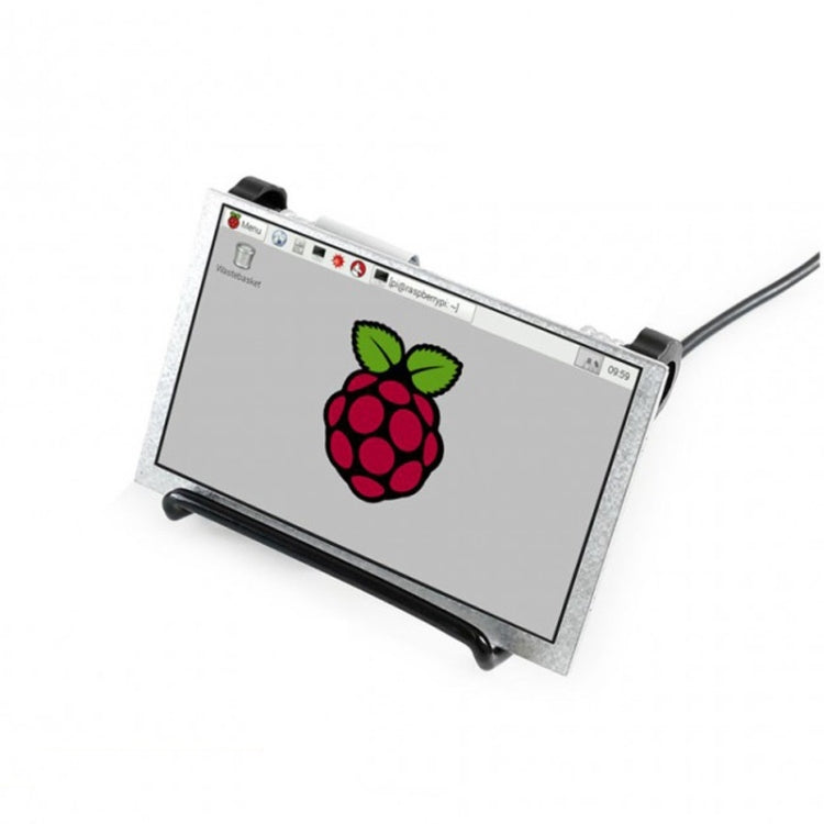 Écran Waveshare 5,0 pouces 800x480 IPS pour Raspberry Pi, interface DPI, sans tactile, 5,0 pouces sans tactile