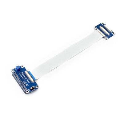 Écran Waveshare 5,0 pouces 800x480 IPS pour Raspberry Pi, interface DPI, sans tactile, 5,0 pouces sans tactile
