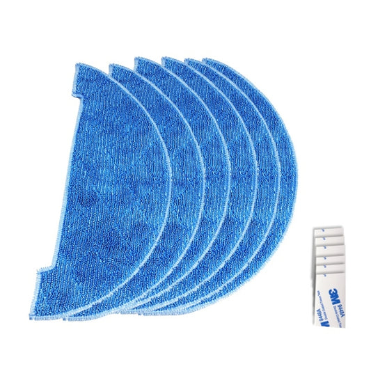 XI272 6 chiffons de nettoyage I262 + 6 autocollants magiques G604 pour ILIFE V8 / V8S / X750