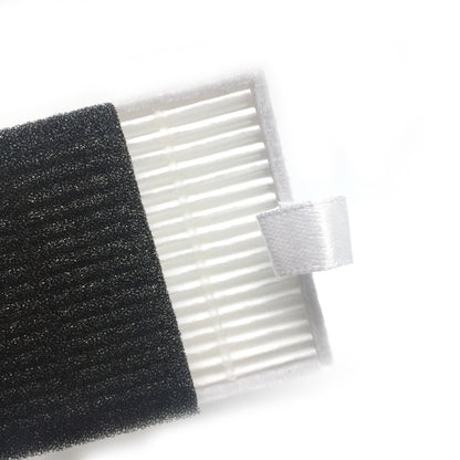 XI295 2 Pairs K614 Side Brushes + 3 PCS K636 Rags + 3 PCS I207 Filters for ILIFE A4