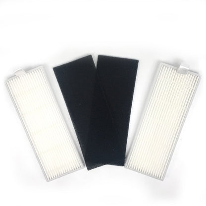 XI217 4 Pairs K614 Side Brushes + 4 PCS I207 Filters + Main Brush I202 Set for  ILIFE A4, XI217