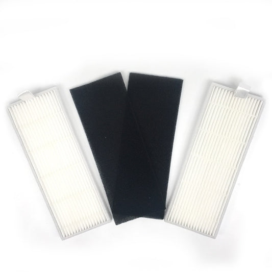 XI218 Juego de 5 pares de cepillos laterales K614 + 5 filtros I207 + cepillo principal I202 para ILIFE A4, XI218