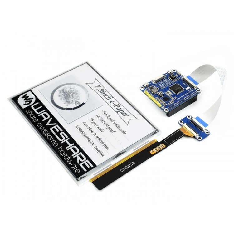 Écran E-Ink HAT Waveshare de 7,8 pouces 1872x1404 pour Raspberry Pi, 7,8 pouces