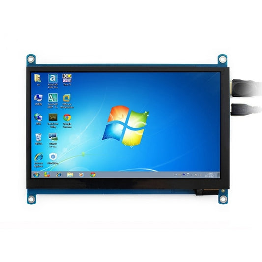 WAVESHARE 7 inch HDMI LCD (H) IPS 1024x600 Capacitive Touch Screen, 7 inch