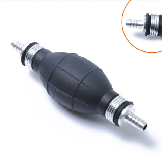 Pompe à essence manuelle sphérique en caoutchouc de 8 mm pour voiture, bateau et moto, pompe à pétrole brut.