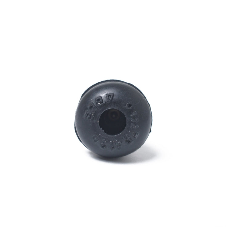 Snap-in Short Black Rubber Valve Stem (TR412) with Valve Core Wrench for Tubeless 0.453 Inch 11.5mm Rim Holes on Standard Vehicle Tires, TR412