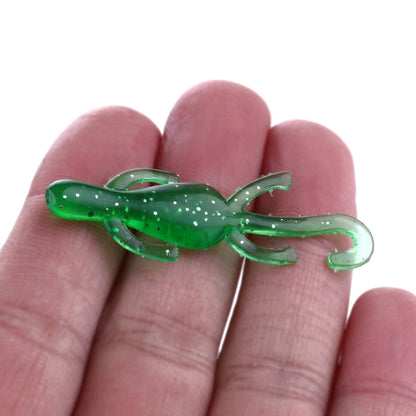 HENGJIA SO103 10 PIÈCES Leurre souple de pêche simulation forme de Gecko 5cm/1g