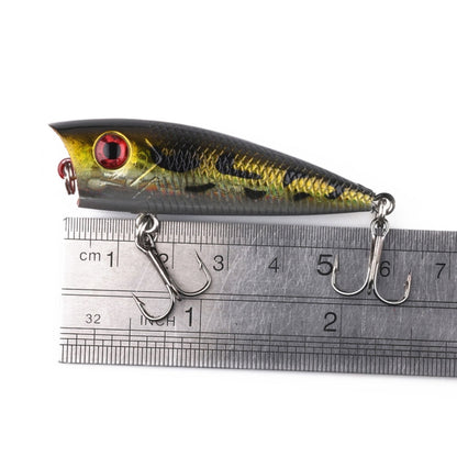 HENGJIA PO035 6cm/6g Leurre de Pêche Rigide de Simulation, Convient pour l'Eau Salée et l'Eau Douce, PO035 1#, PO035 2#, PO035 3#, PO035 4#, PO035 5#
