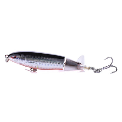 HENGJIA PE018 10cm/13g Leurres de pêche durs en forme de tracteur à hélice pour eau salée et eau douce, PE018 1#, PE018 2#, PE018 3#, PE018 4#, PE018 5#, PE018 6#, PE018 7#, PE018 8#