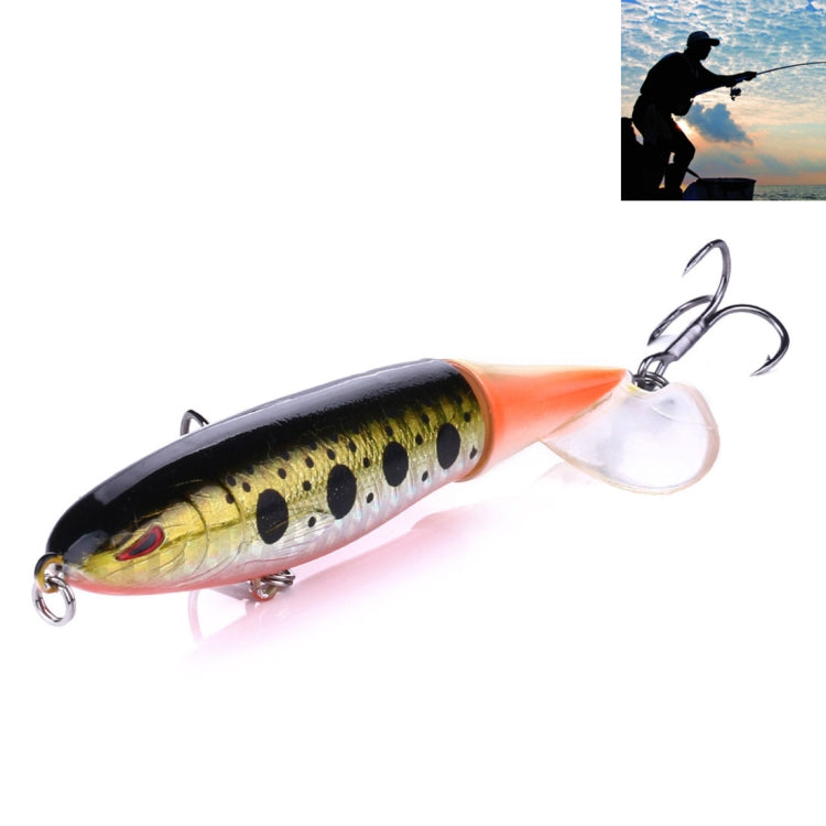 HENGJIA PE018 10cm/13g Leurres de pêche durs en forme de tracteur à hélice pour eau salée et eau douce, PE018 1#, PE018 2#, PE018 3#, PE018 4#, PE018 5#, PE018 6#, PE018 7#, PE018 8#