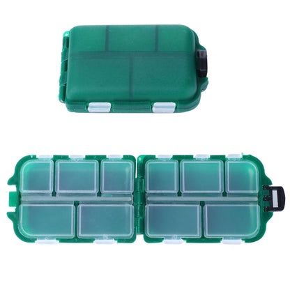 HENGJIA qt061-1 Boîte de rangement pour matériel de pêche à dix compartiments à clapet, qt061-1