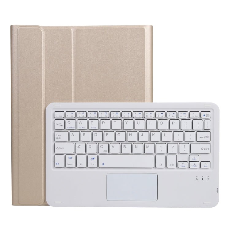A07B - A Lambskin Texture Square Keycap Bluetooth Keyboard Leather Case with Touch Control For iPad, For iPad 9.7 2018 & 2017 / Pro 9.7 inch / Air 2, For iPad Pro 10.5 inch / 10.2 2021 & 2020 & 2019 / Air 3������������������������������������������������... - ORIWHIZApple AccessoriesiPad KeyboardiPad Keyboard Universal
