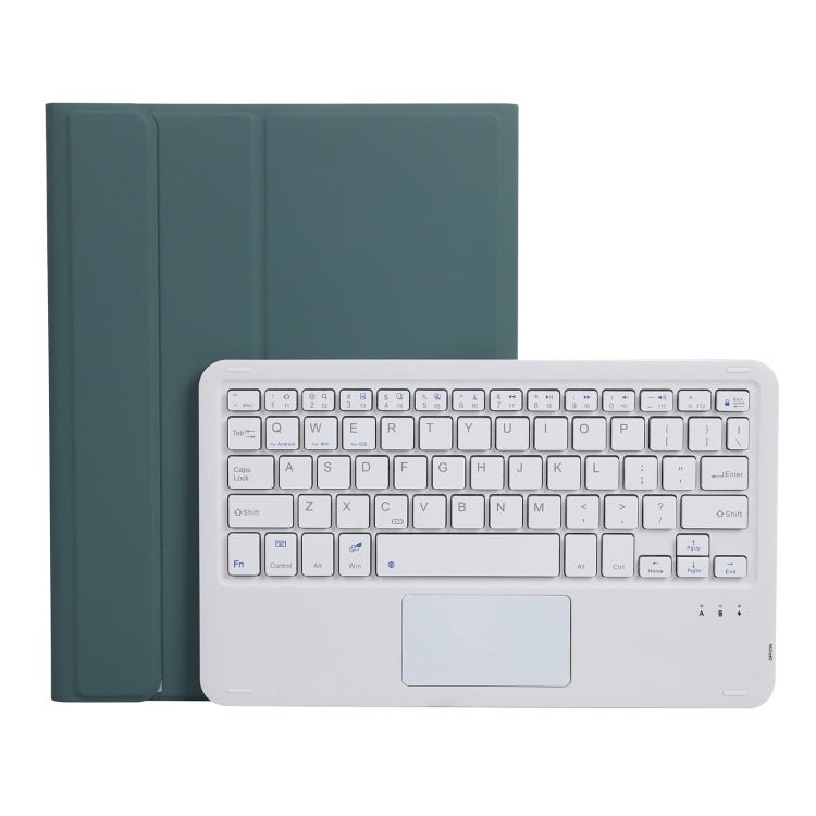 A07B - A Lambskin Texture Square Keycap Bluetooth Keyboard Leather Case with Touch Control For iPad, For iPad 9.7 2018 & 2017 / Pro 9.7 inch / Air 2, For iPad Pro 10.5 inch / 10.2 2021 & 2020 & 2019 / Air 3������������������������������������������������... - ORIWHIZApple AccessoriesiPad KeyboardiPad Keyboard Universal